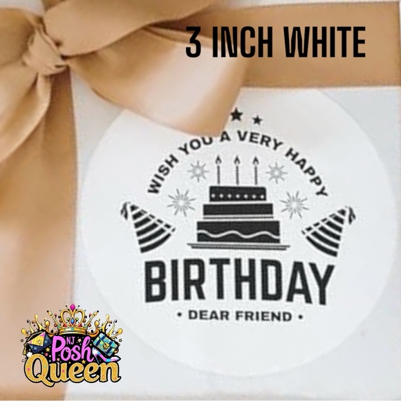 50 CUSTOM 3” INCH ROUND THANK YOU STICKERS 🌻 - Picture 5 of 13